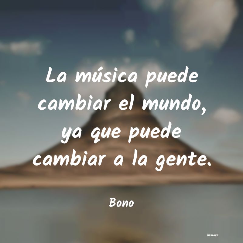 Frases de Bono