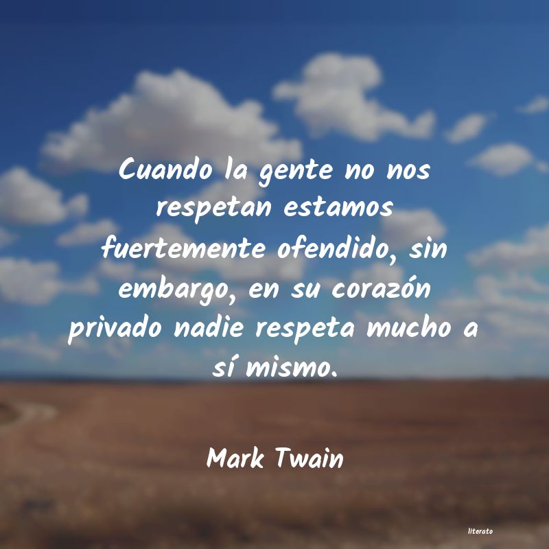 frases de Mark Twain