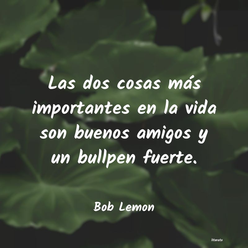frases de Bob Lemon