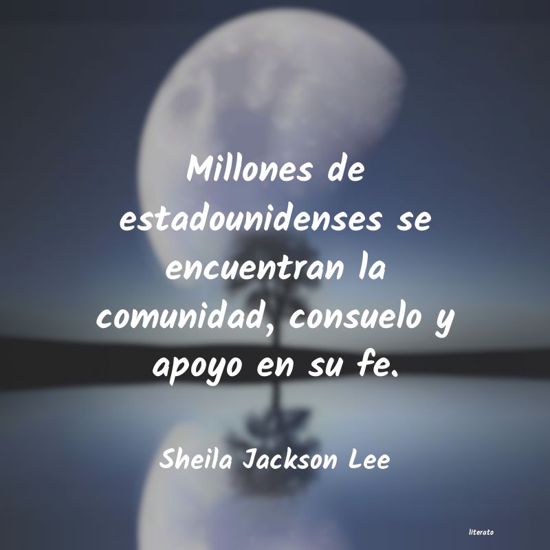 Frases de Sheila Jackson Lee