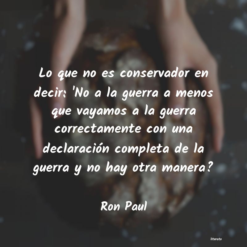 Frases de Ron Paul