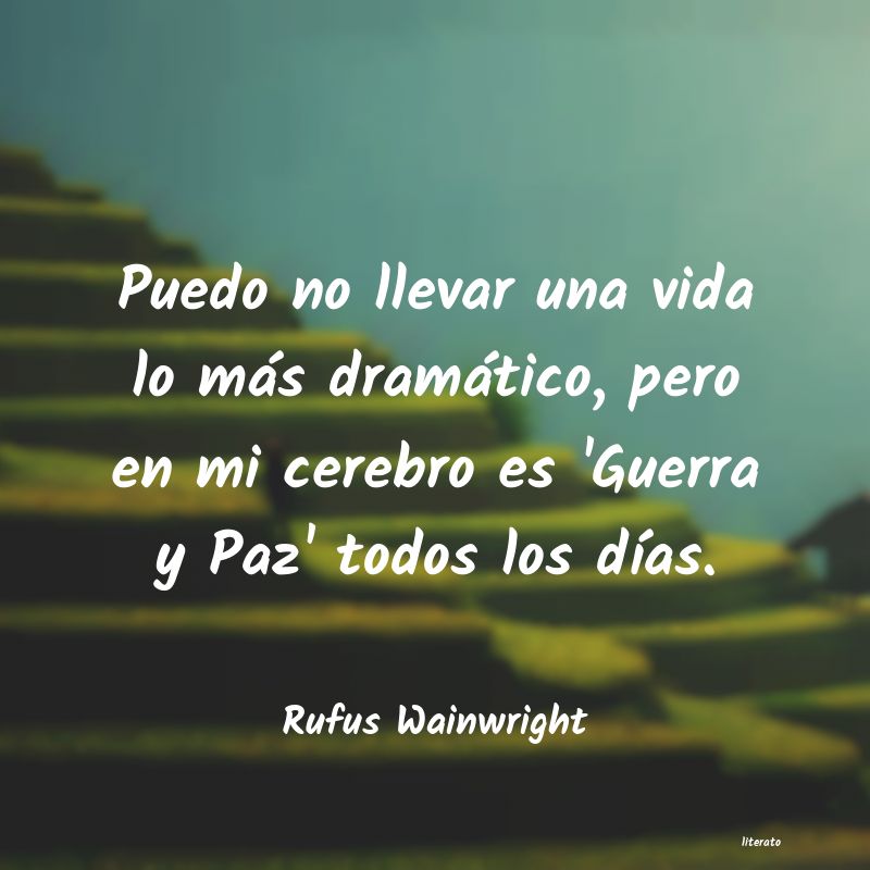 frases de Rufus Wainwright