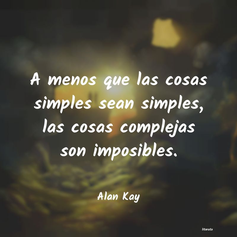Frases de Alan Kay
