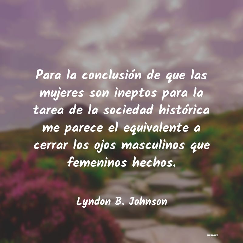 frases de Lyndon B. Johnson