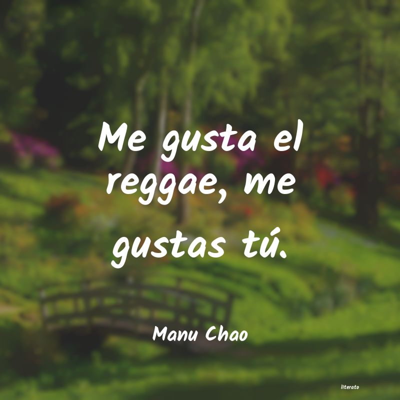 frases de Manu Chao