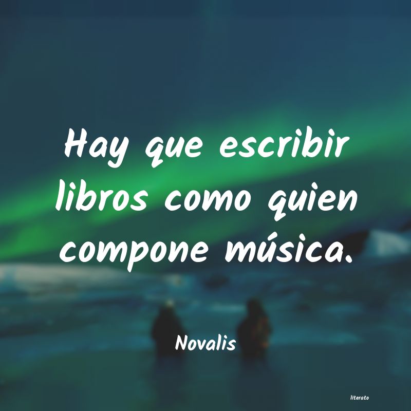 Frases de Novalis