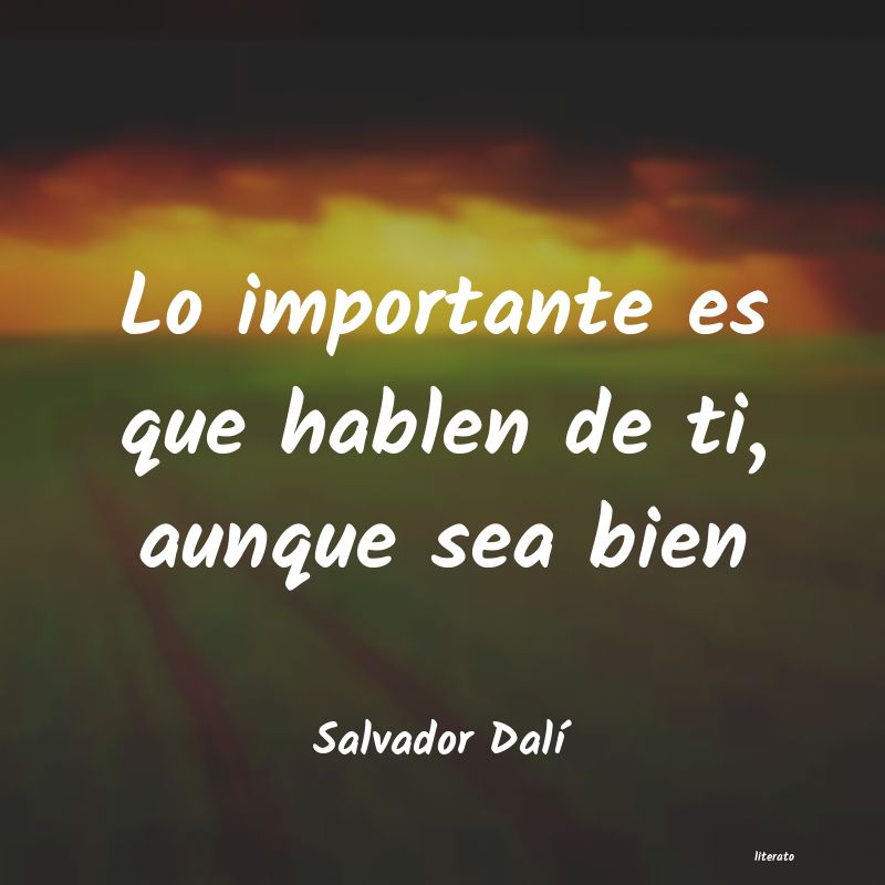 Frases de Salvador Dalí