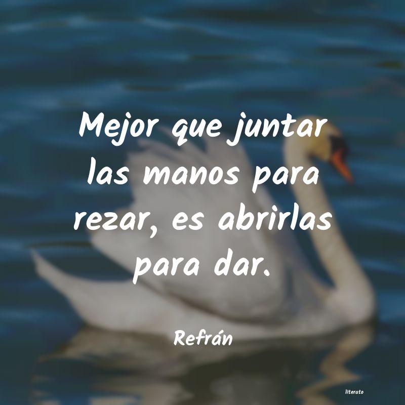 Frases de Refrán