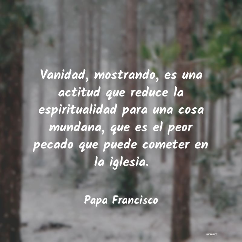 Frases de Papa Francisco