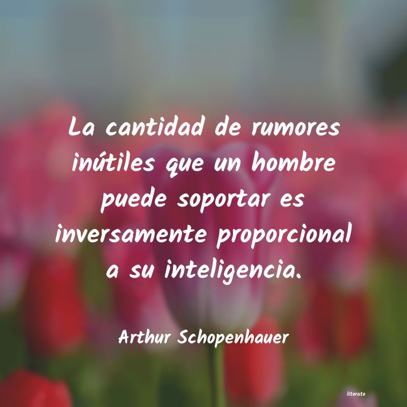 Frases de Arthur Schopenhauer