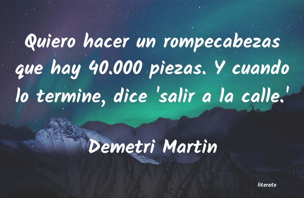 Frases de Demetri Martin