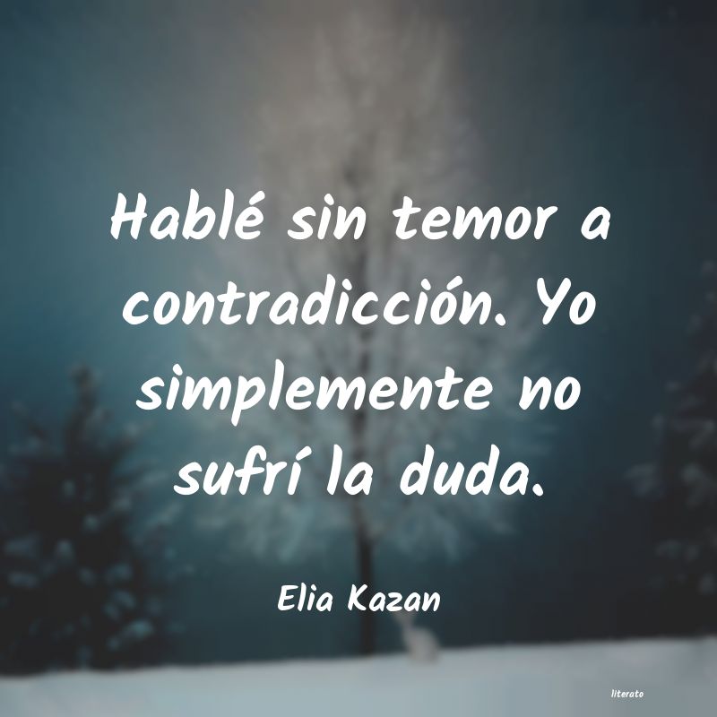 frases de Elia Kazan
