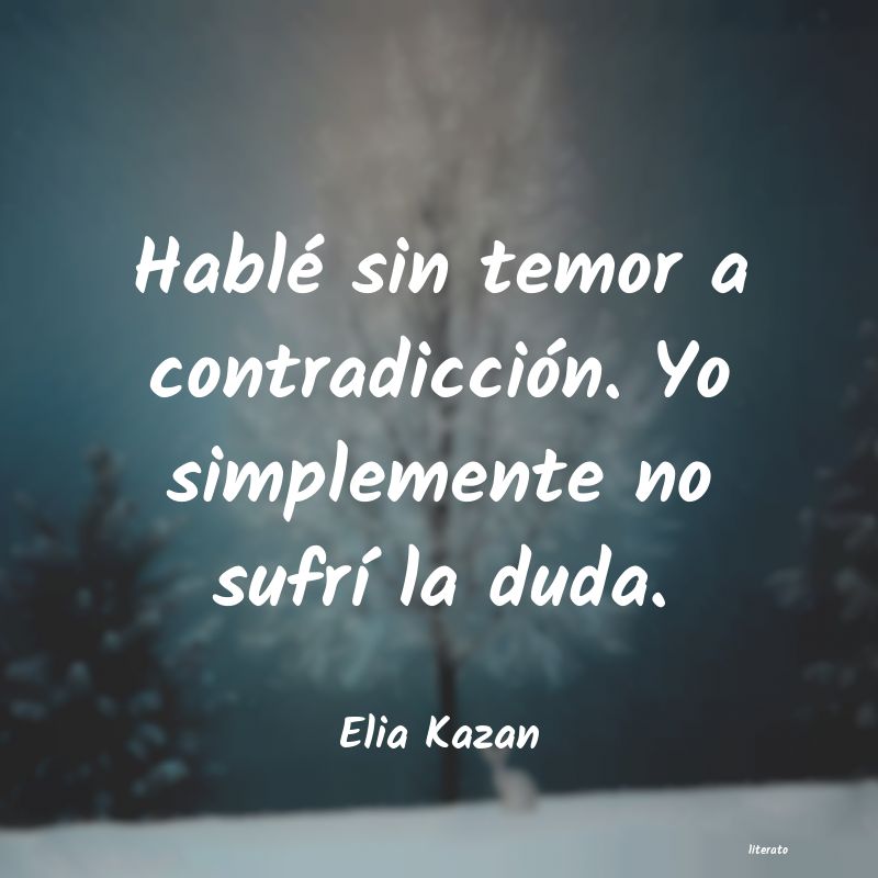 Frases de Elia Kazan