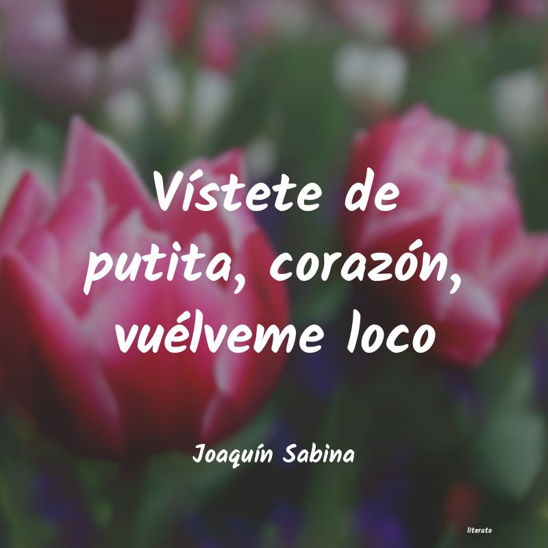 frases de JoaquÃn Sabina