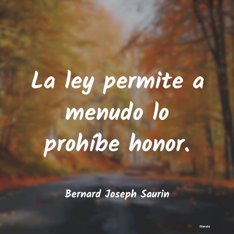 frases de Bernard Joseph Saurin