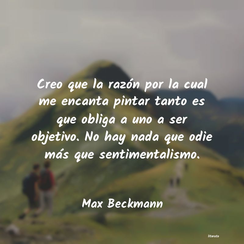 Frases de Max Beckmann