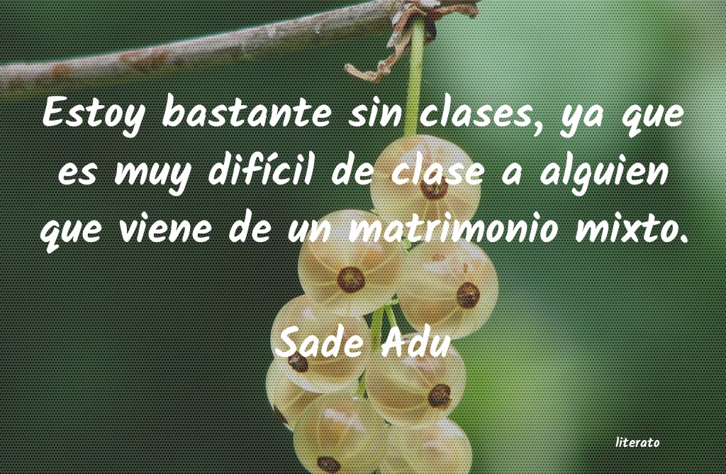 frases de Sade Adu