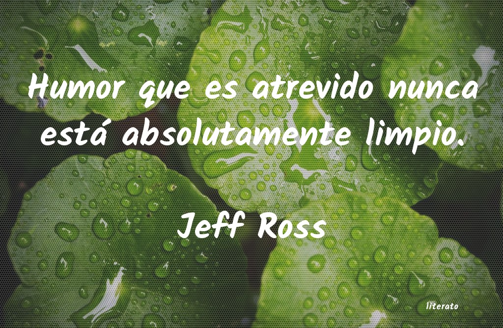 Frases de Jeff Ross