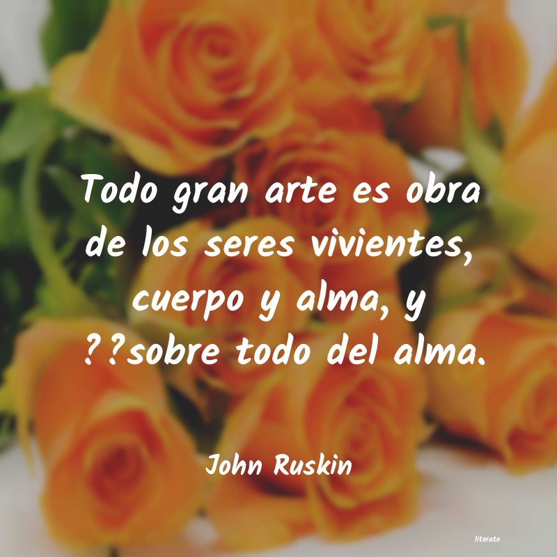 frases de John Ruskin