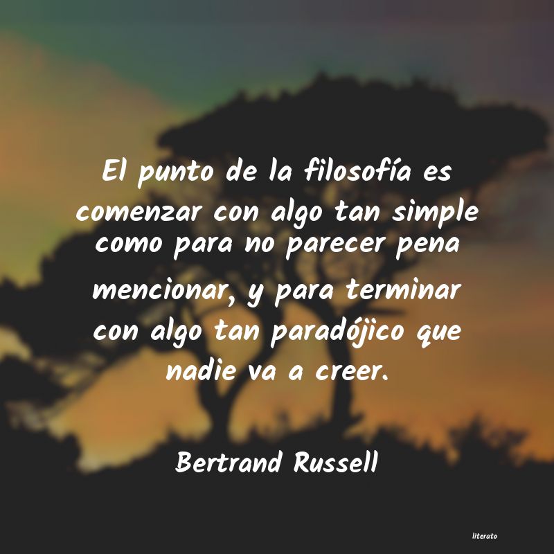 Frases de Bertrand Russell