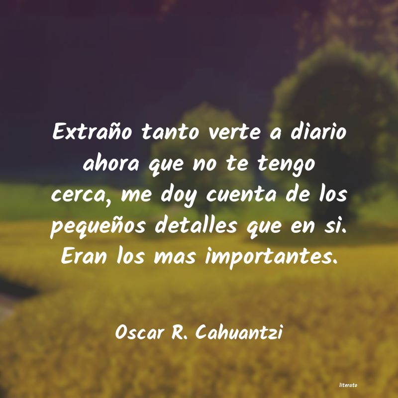 Frases de Oscar R. Cahuantzi
