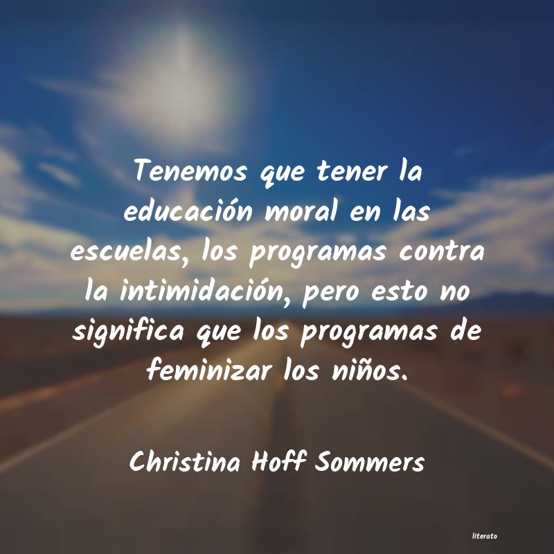 Frases de Christina Hoff Sommers