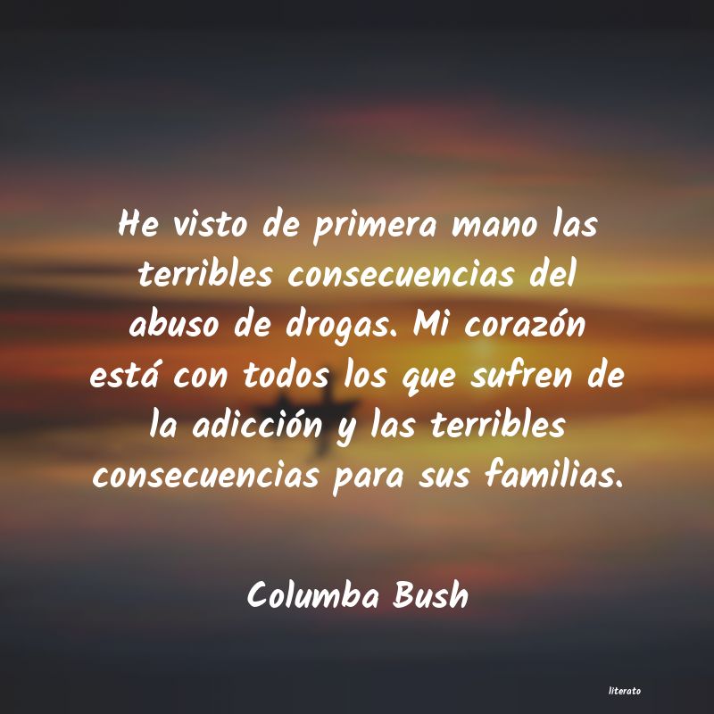 frases de Columba Bush