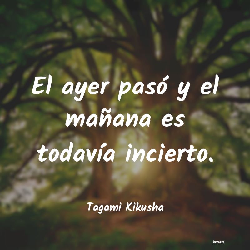 Frases de Tagami Kikusha