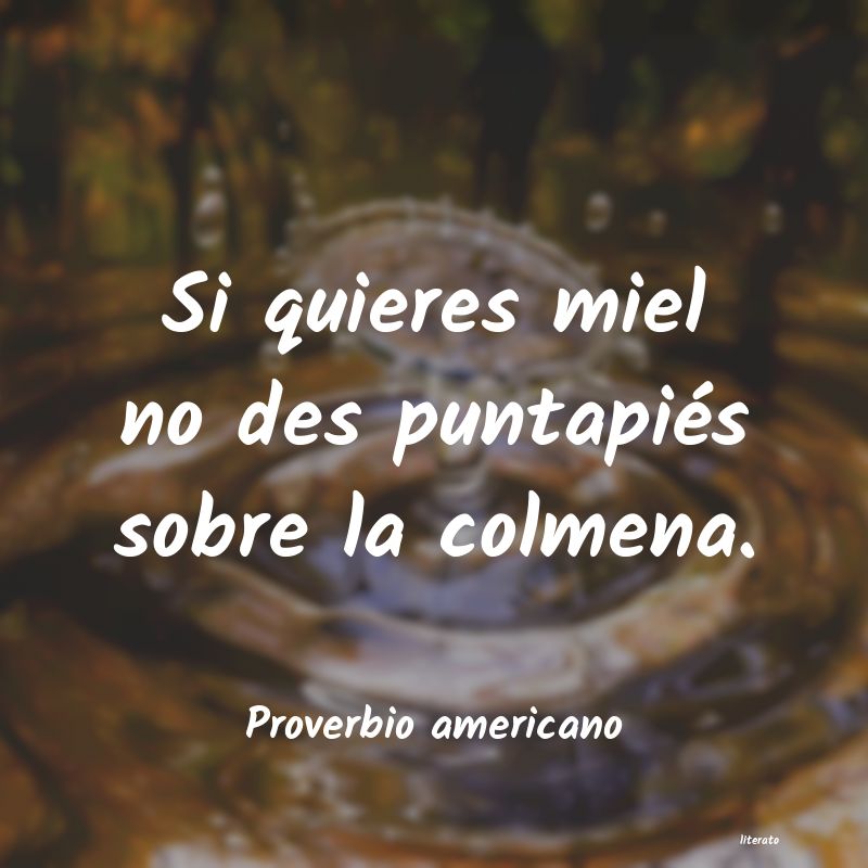 frases de Proverbio americano