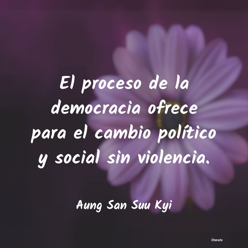 frases de Aung San Suu Kyi