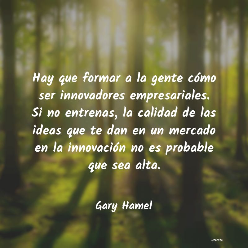 frases de Gary Hamel