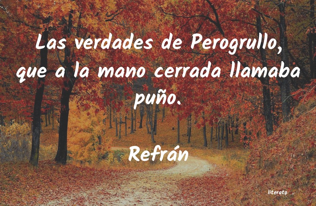 Frases de Refrán