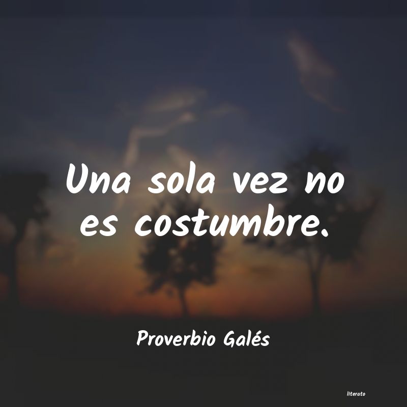 Frases de Proverbio Galés