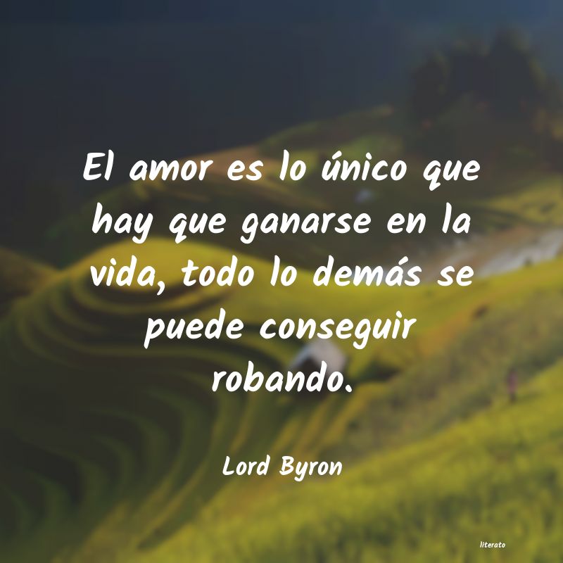 frases de Lord Byron