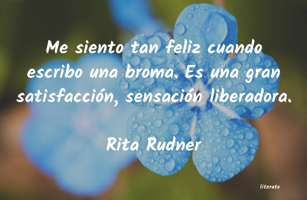 Frases de Rita Rudner