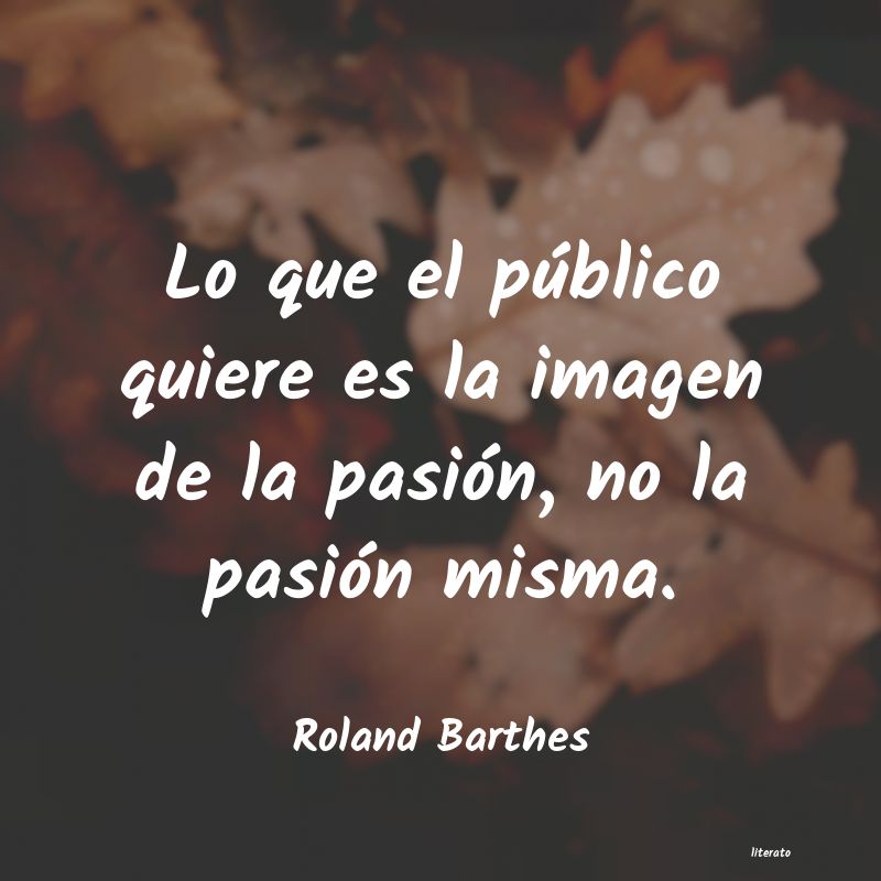 frases de Roland Barthes