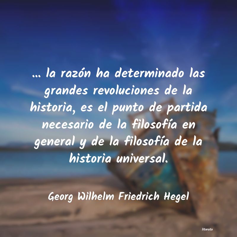 Frases de Georg Wilhelm Friedrich Hegel
