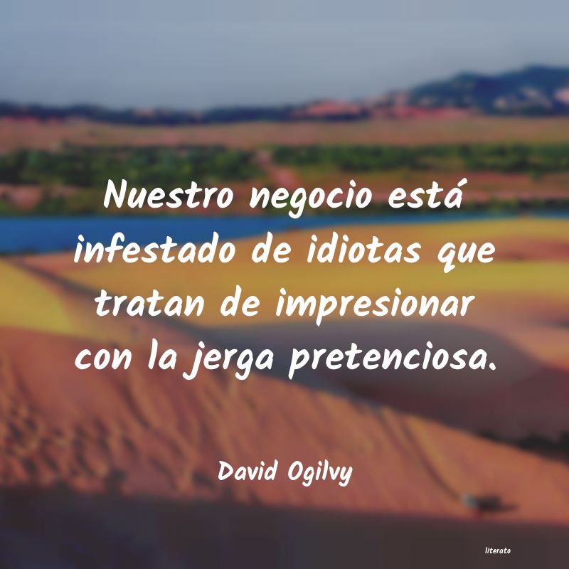 frases de David Ogilvy
