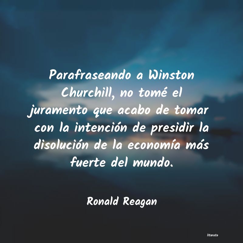 frases de Ronald Reagan