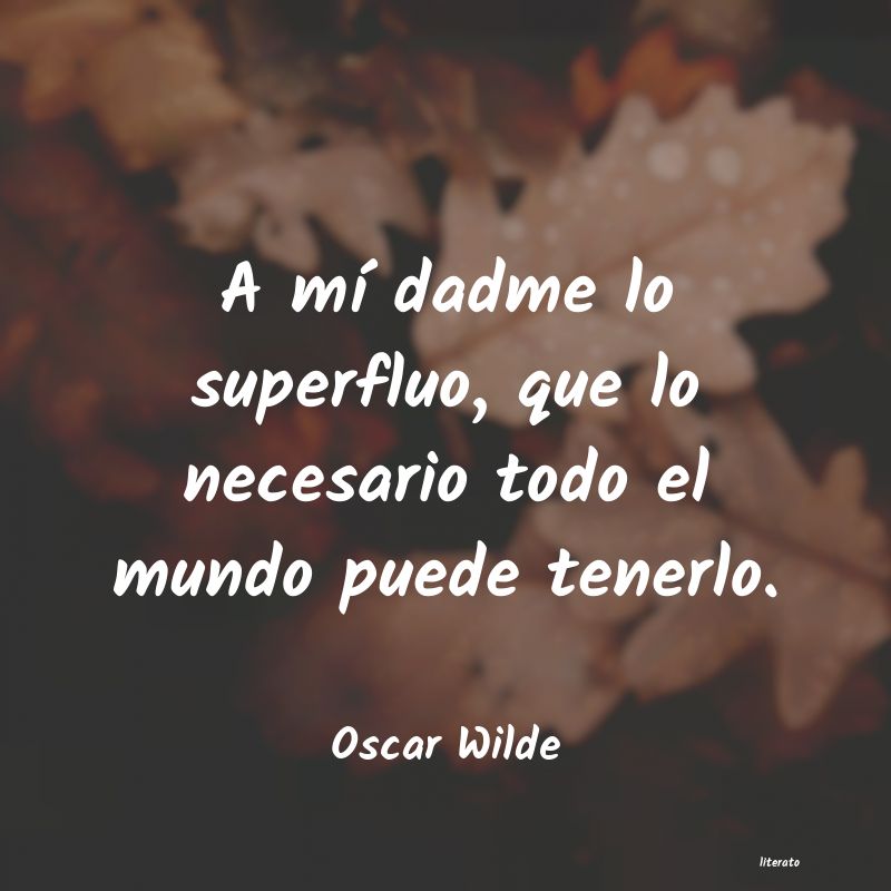 Frases de Oscar Wilde