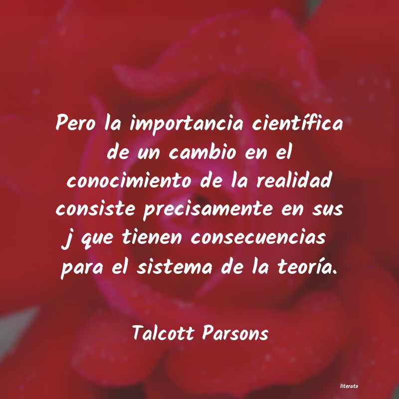 Frases de Talcott Parsons