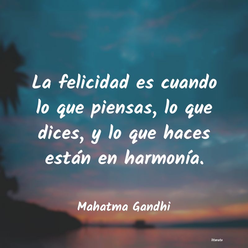 frases de Mahatma Gandhi