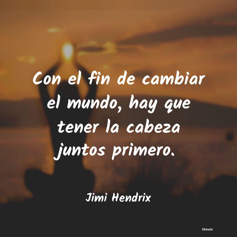 frases de Jimi Hendrix