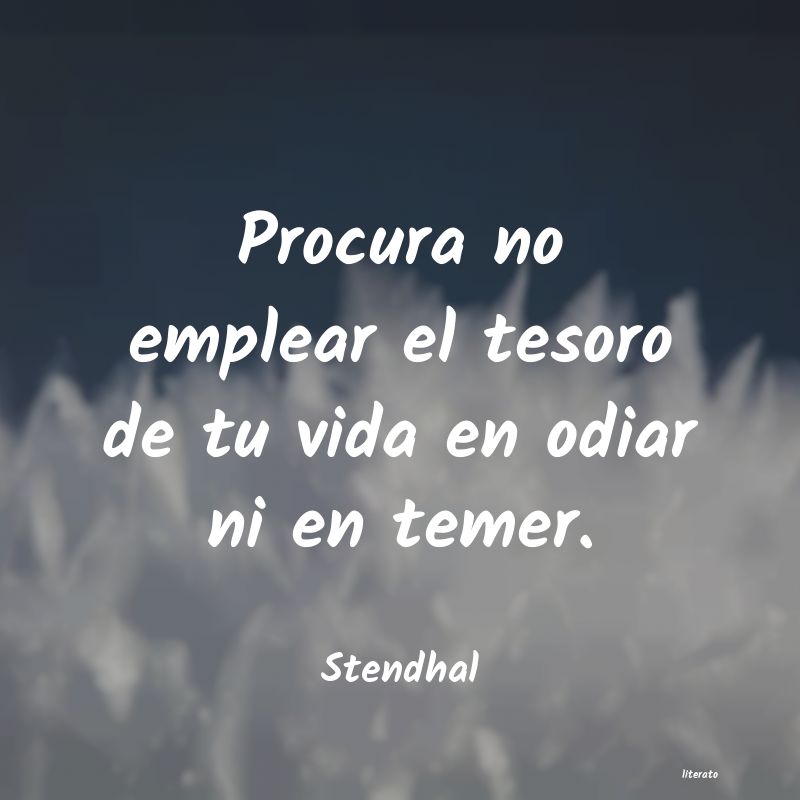 Frases de Stendhal