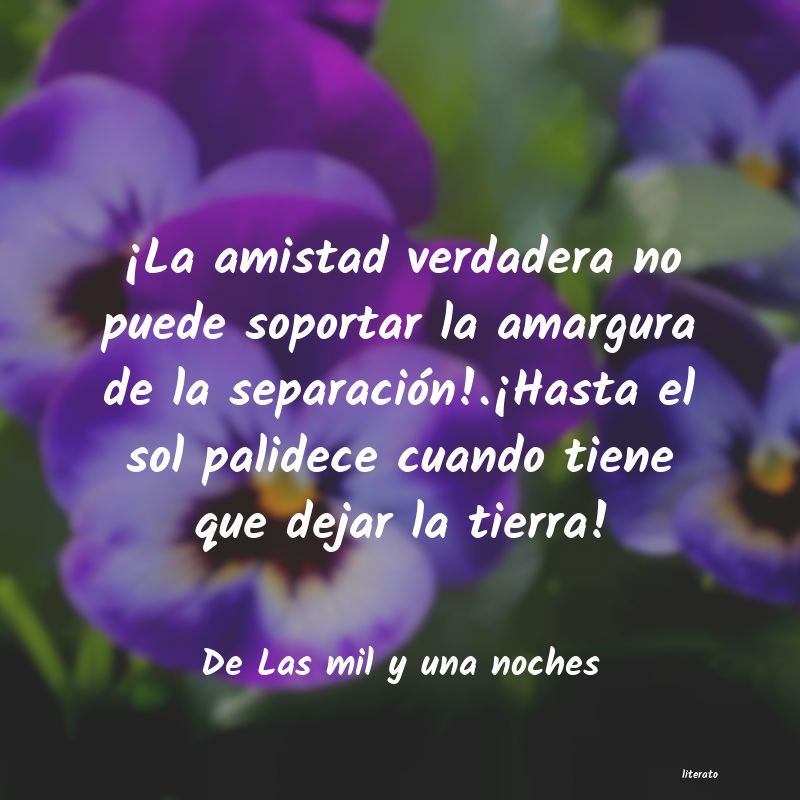 frases de De Las mil y una noches
