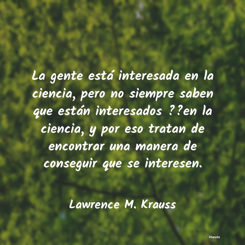 frases de Lawrence M. Krauss