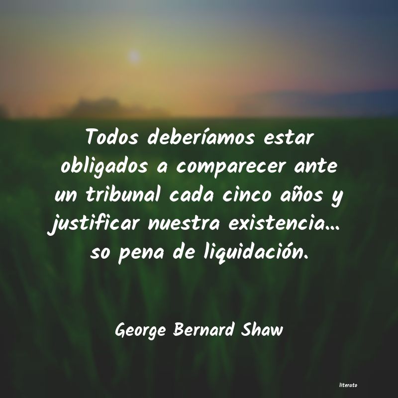 frases de George Bernard Shaw