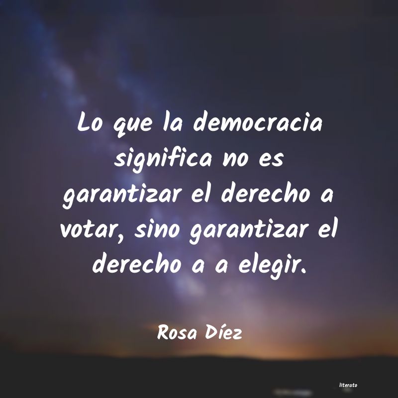 frases de Rosa DÃ­ez