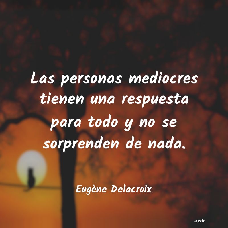 Frases de Eugène Delacroix