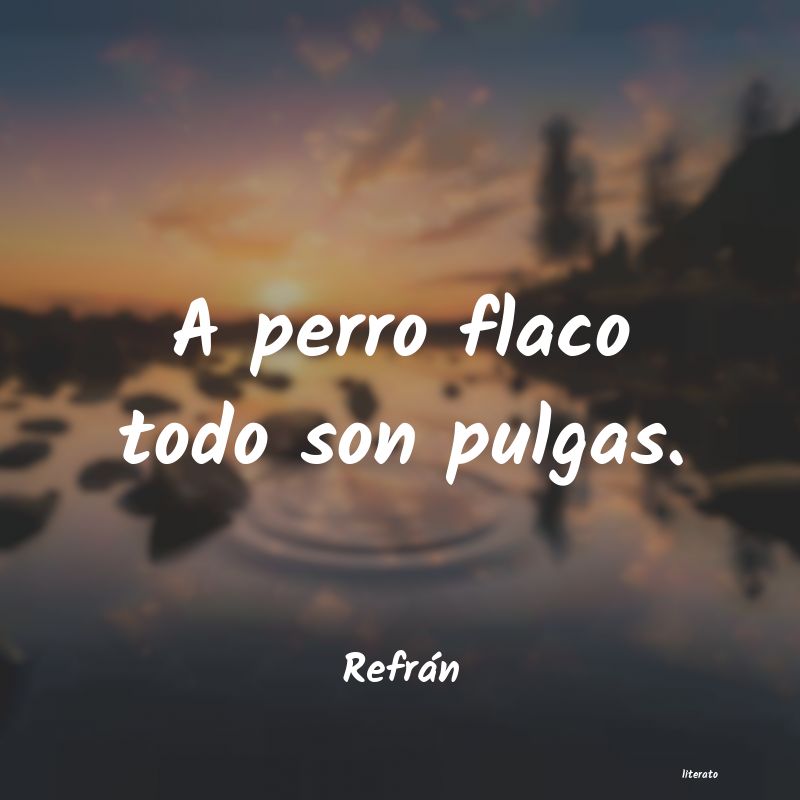 Frases de Refrán